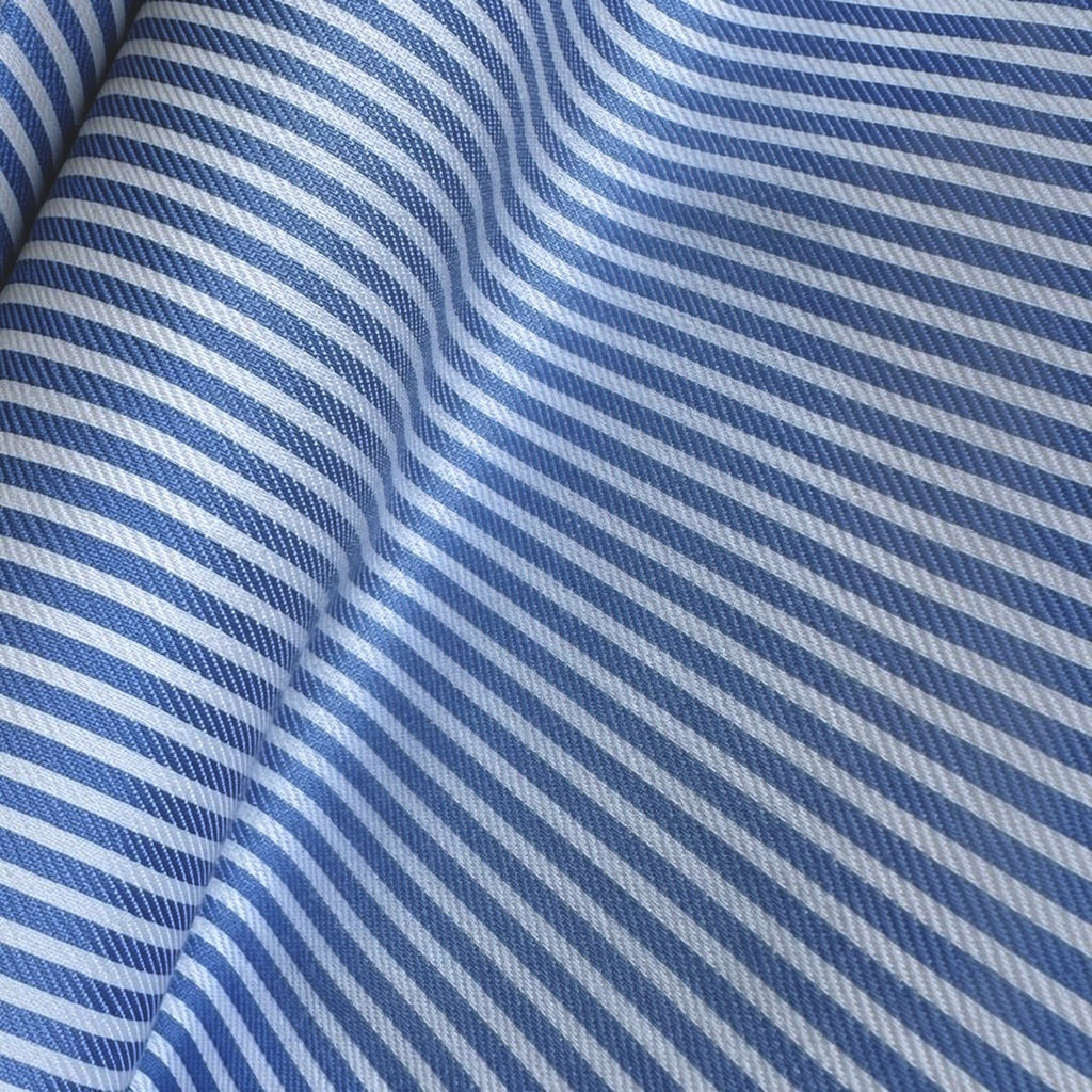 Gestreiftes Twill-Hemd  |  100% Baumwolle