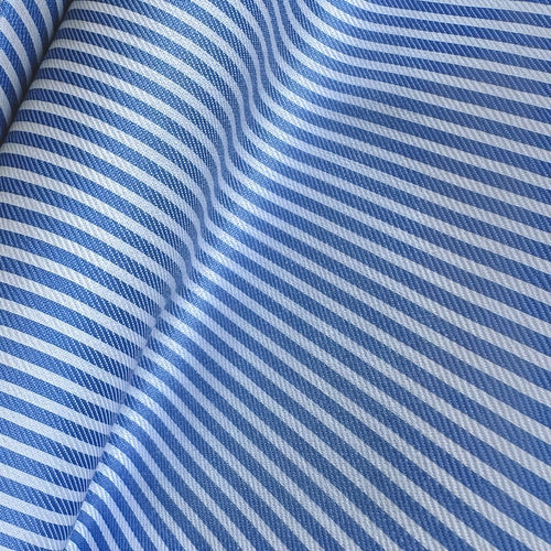 Gestreiftes Twill-Hemd  |  100% Baumwolle