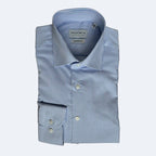 Gestreiftes Twill-Hemd  |  100% Baumwolle
