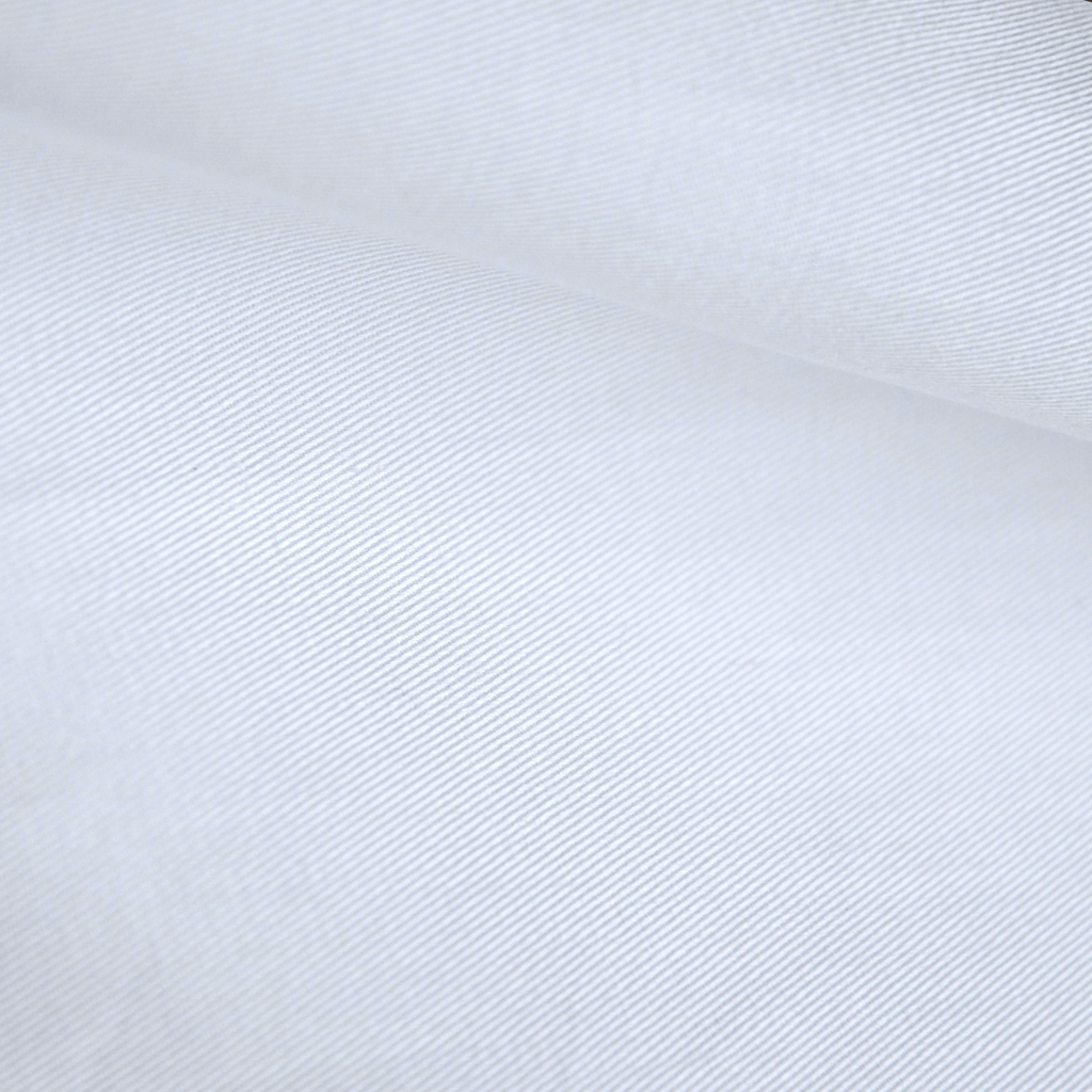 Weißes Twill-Hemd  |  100% Baumwolle